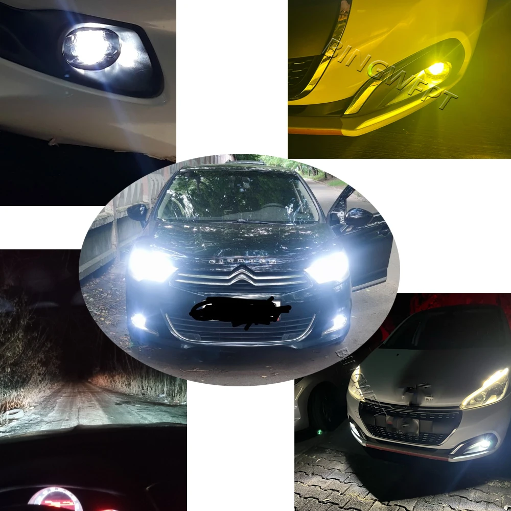 2 sztuki samochodowe światła przeciwmgielne Led do JAC Heyue A30 iEV4 RS iEV6E JAC J4 M2 J6 S5 T6 soczewka lampy lampa światła sygnalizacyjne DRL