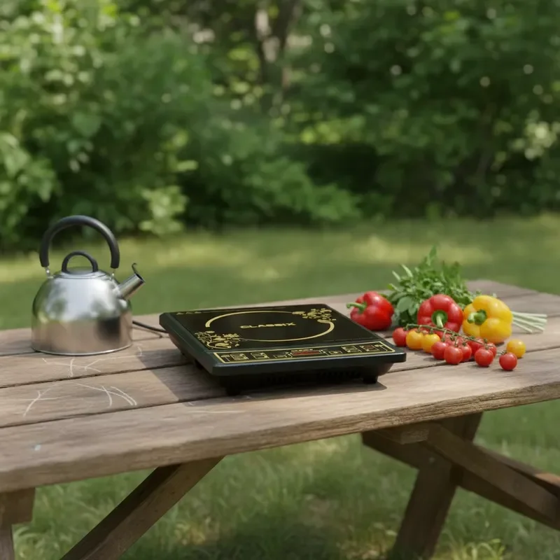 OEM household 2500W high-power 220V waterproof ceramic plate induction cooker with hot pot function and button operation
