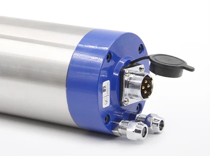 G-PENNY 2,2 kW ER20 Metall wassergekühlter Spindelmotor 4 Stück Keramikkugellager 2/4-polig für Metall, Eisen, Edelstahl