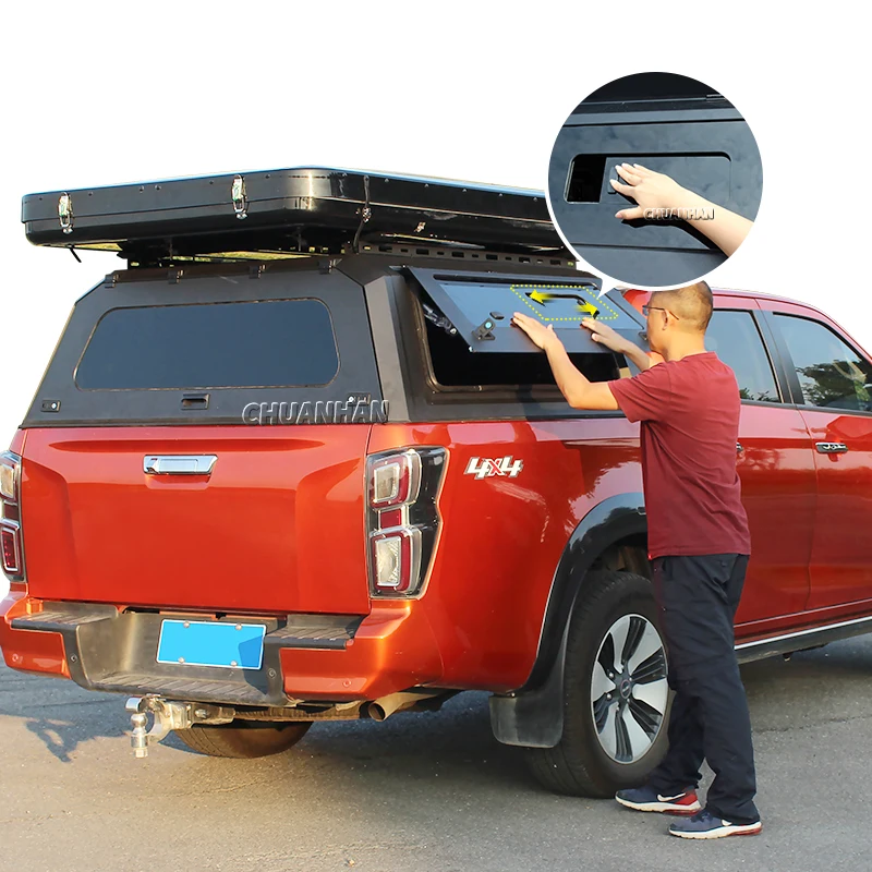 

Pick up Hardtop Topper Camper canopy with sliding window amarok Canopy for Ranger F150 Navara Hilux