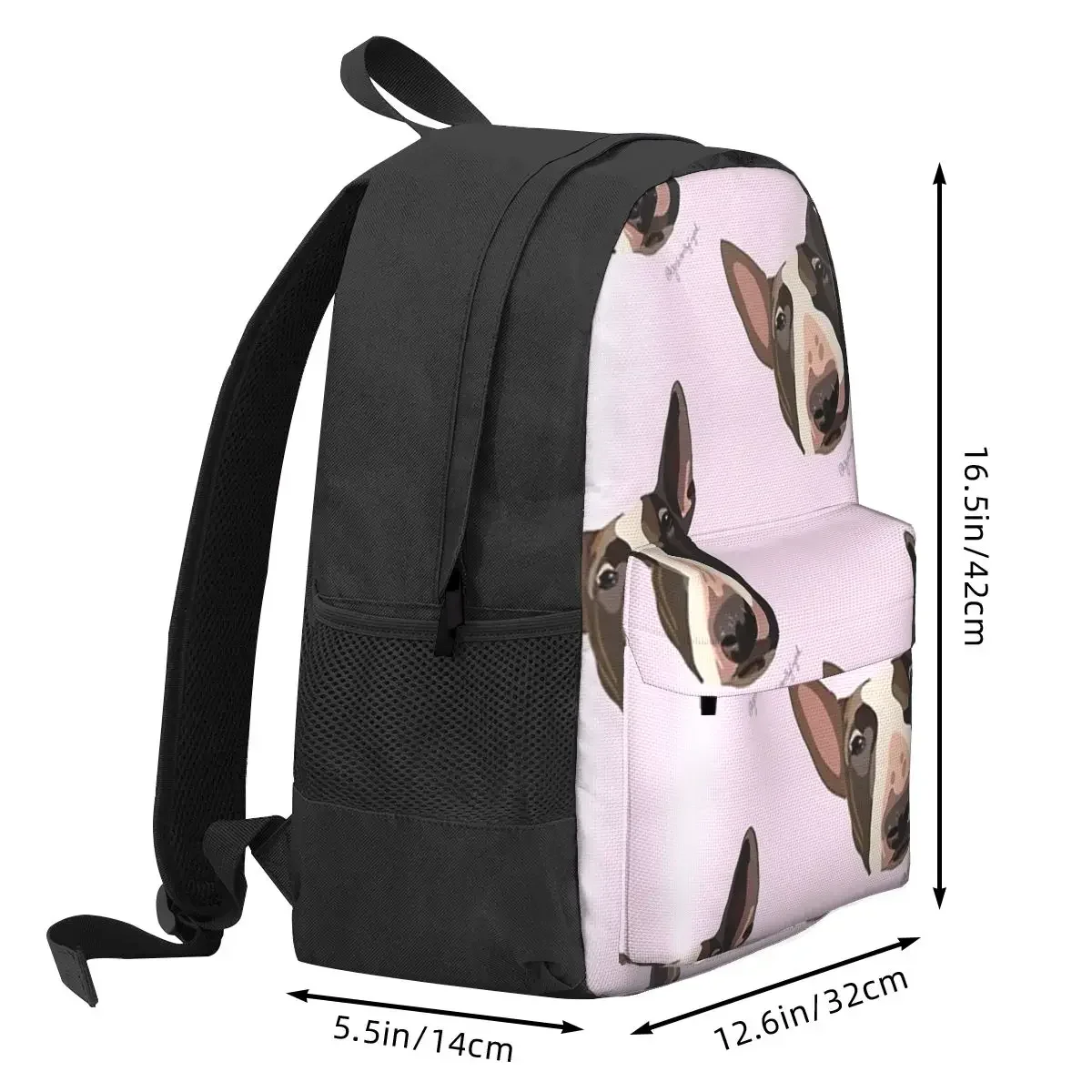 English Bulldog Backpacks Boys Girls Bookbag Students School Bags Cartoon Kids Rucksack Laptop Rucksack Shoulder Bag