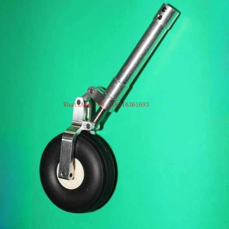 Limited Offer Limited Offer High Quality RC Airplane Parts 95-175mm Single Wheel Damping Shock Absorbing Landing Gear With PU