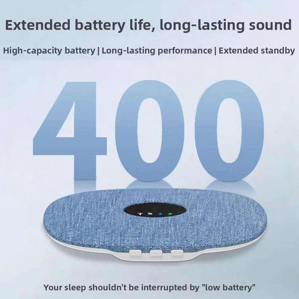 

Bluetooth 5.4 Under Pillow Bluetooth Speaker Bone Conduction Sleep Aid Sound Machine LED Display Mini Bedroom Pillow Speaker