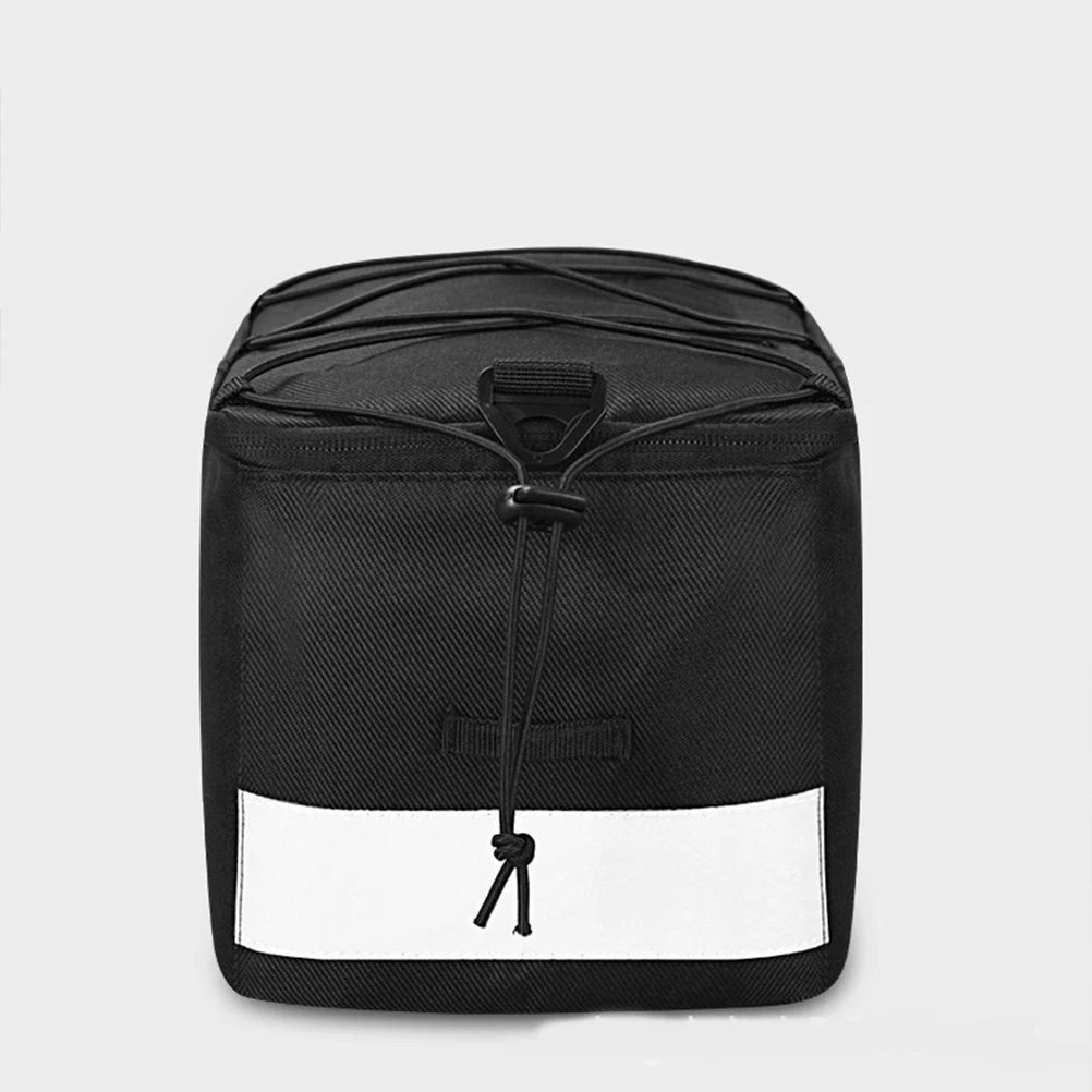 

8L Bike Backseat Bag Durable Lightweight Storage Bag Multifunctional Bicycle Tool Box Large Capacity For Mountain Bike Black