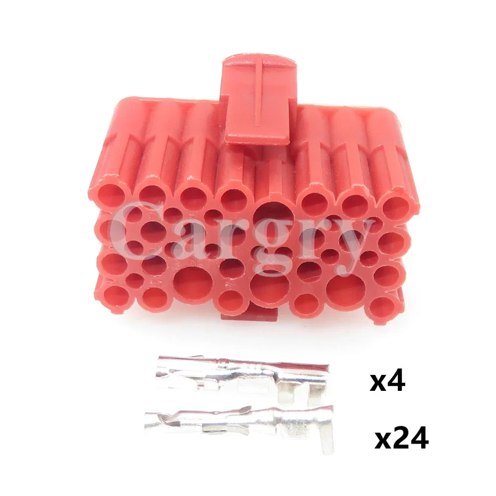 

1 Set 28P 926673-1 AC Assembly Automobile Wire Harness Socket High Quality Red Car Unsealed Composite Connector
