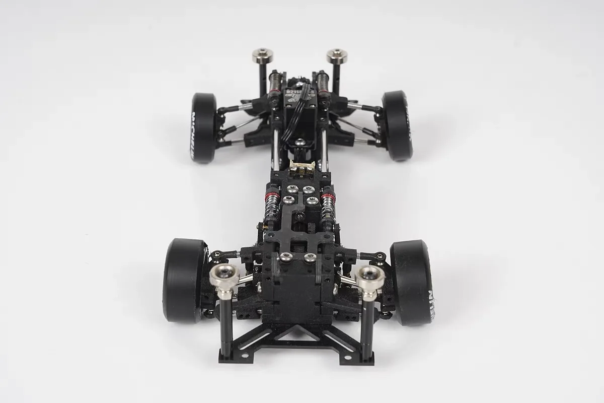 JK-1 RC Car RWD Rear-drive Drift Racing Frame 1/24 RC Car Remote Control Vehicle (not include wheels, tire)