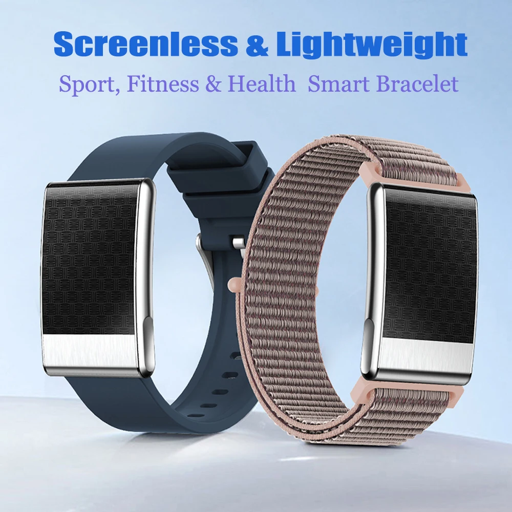 

ECG+PPG Fitness Health Smart Bracelet Heart Rate Blood Pressure Oxygen Monitor Waterproof Multiple Screenless Sports Bands