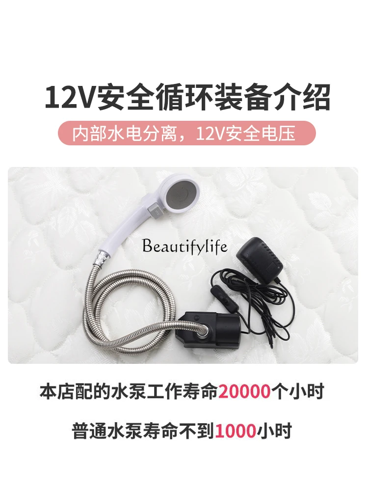 Portable Chinese Medicine Water Circulation Spa Hair Basin Head Treatment Accessories Household Portable