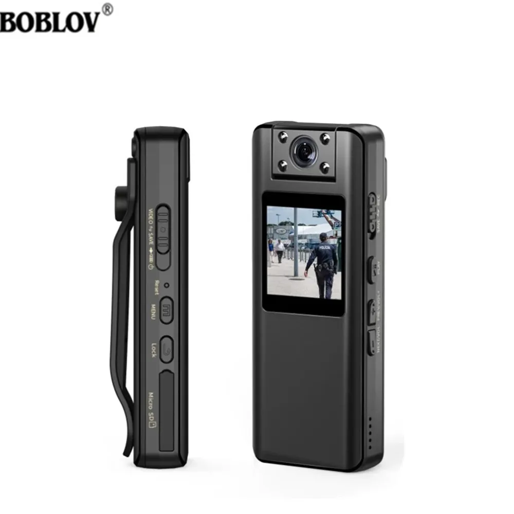 BOBLOV A22 HD 1080P Mini Camera Portable Digital Video Recorder Body Camera Night Vision Loop Recorder Miniature Small Camcorder