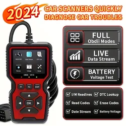 2024 Newest V519 OBD2 Scanner Professional Mechanic OBDII Diagnostic Code Reader Tool Car Fault Detector For Check Engine Light