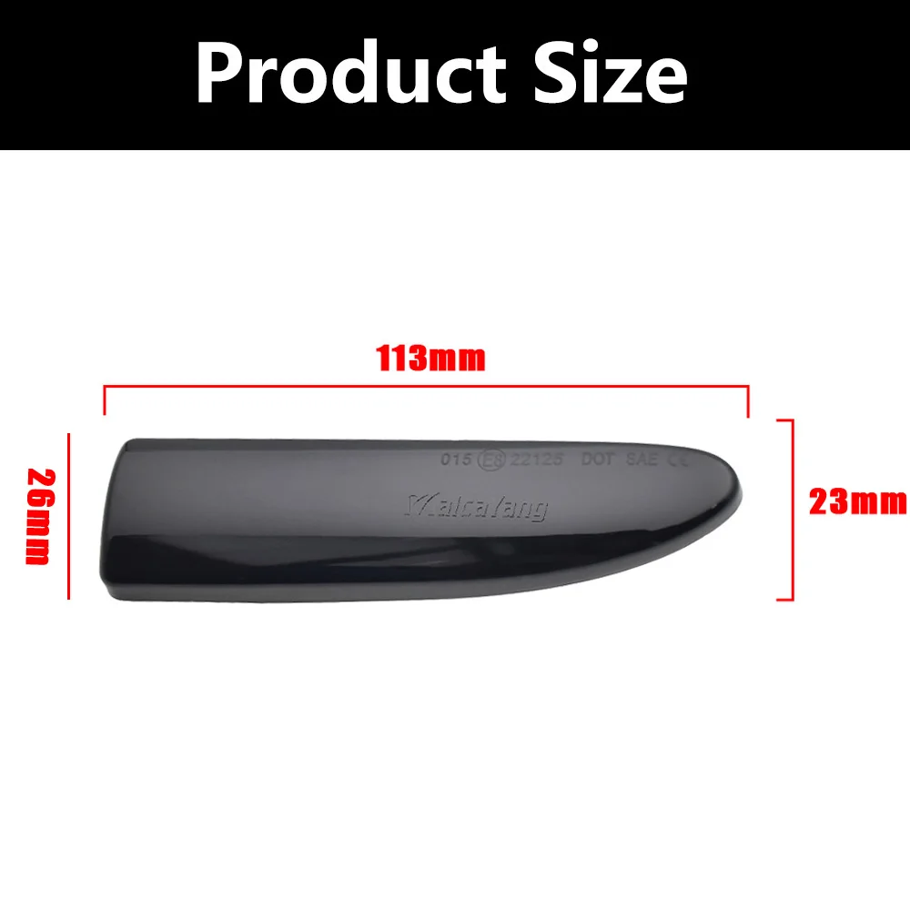 Car Styling Turn Repeater Sequential Turn Signal For Jaguar X-Type 2002 2003 2004 2005 2006 2007 2008 2009 Light Blinker Lamp