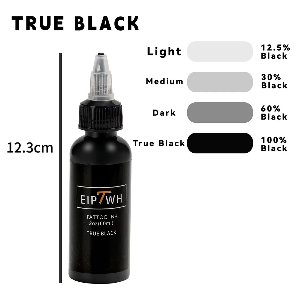 60ml/bottle Tattoo Ink Pigment Professional DIY Tattoo Pigment Permanent TattooInk for Body Art Tattoo Pigment