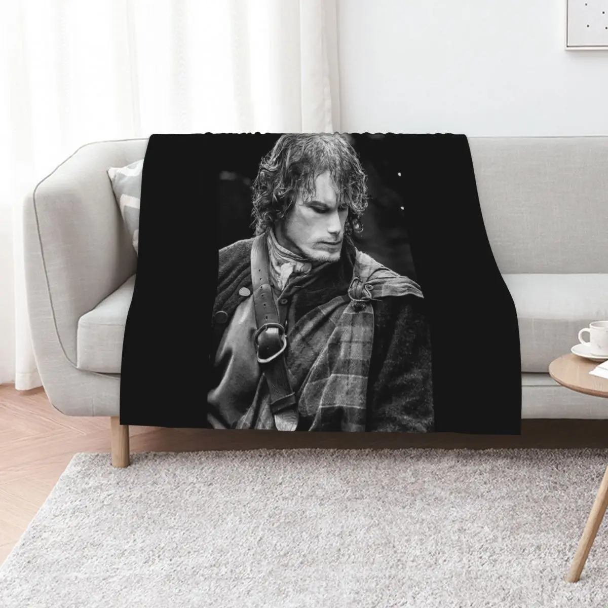 Jamie Fraser Outlander Throw Blanket for babies anime Nap Decorative Sofa Beach for winter Blankets