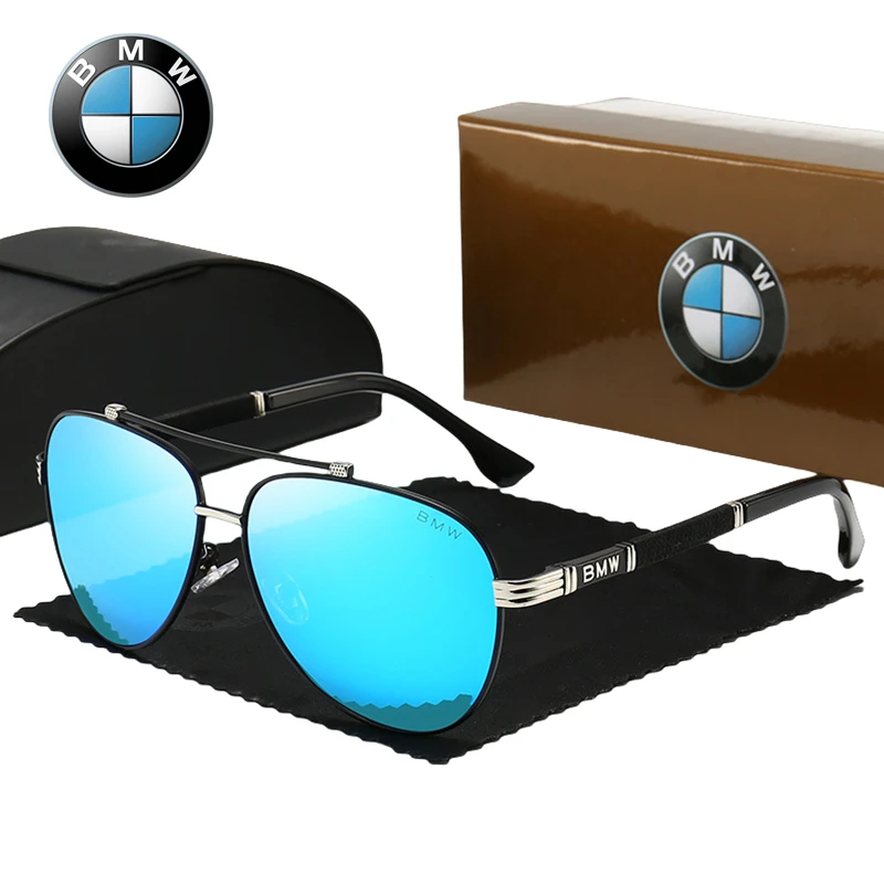 

BWM UV400 Polarized AntiGlare Retro Flight Sunglasses Glasses for Motorcycle Classic FrogEye Outdoor Glasses Men Women 2026