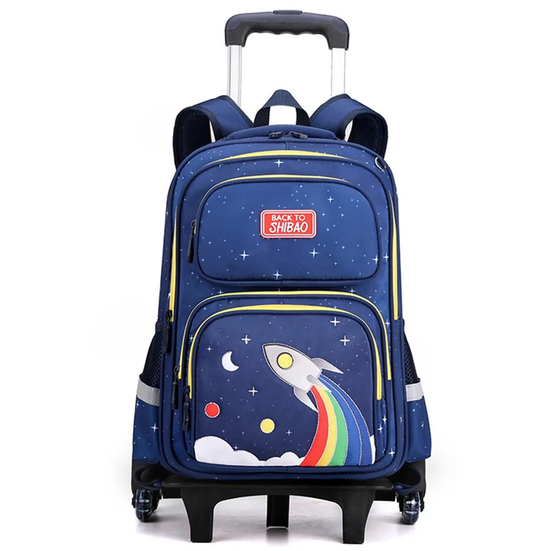 Trolley School Bags for Boys Mochila Hombre Wheeled Backpack Men Sac A Dos Enfant Children Travel Bags Mochila Infantil Escolar