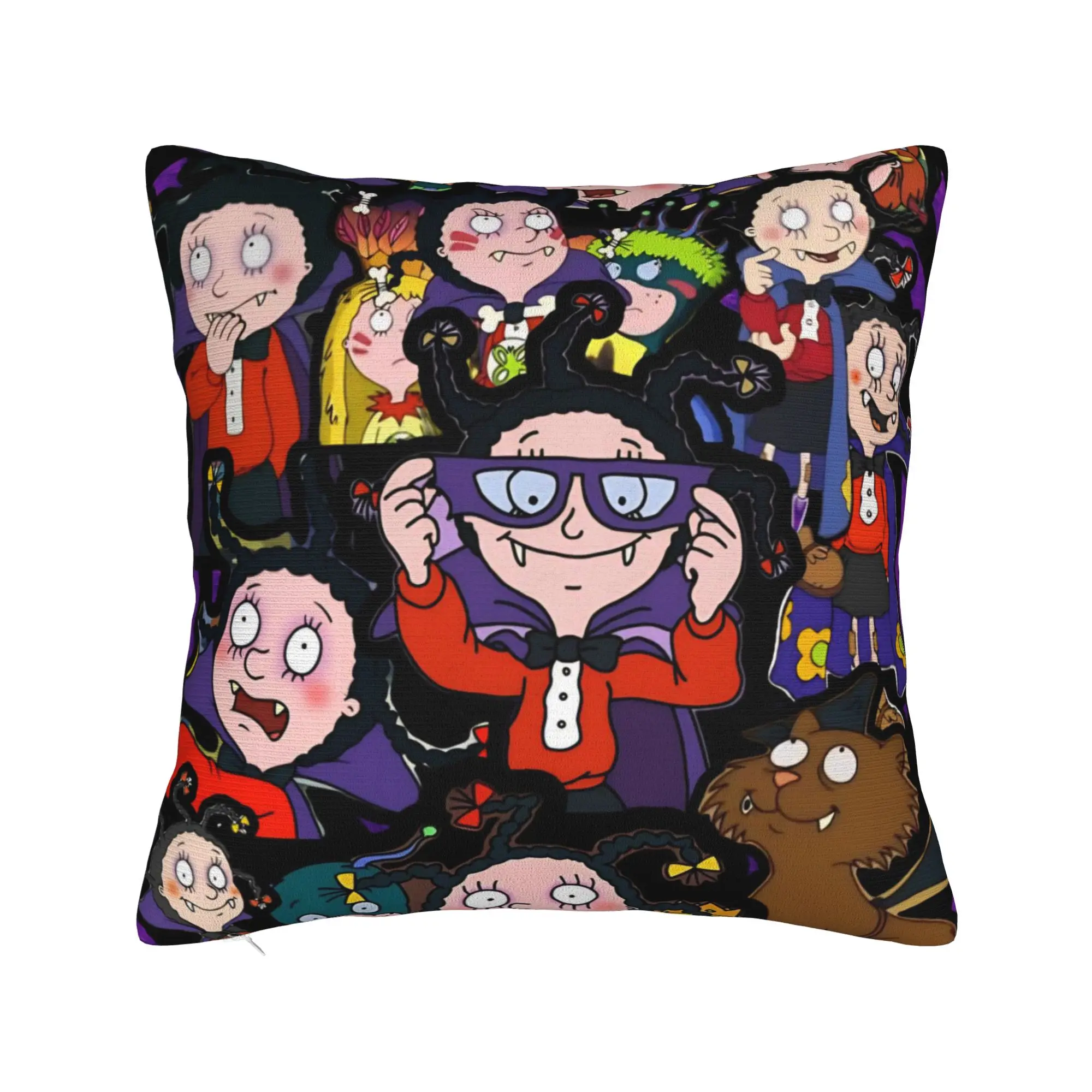 Mona The Vampire Anime Pillowcases Merchandise Printed Cushion Cover Decorations  Pillow Case Cover Home Multi Size