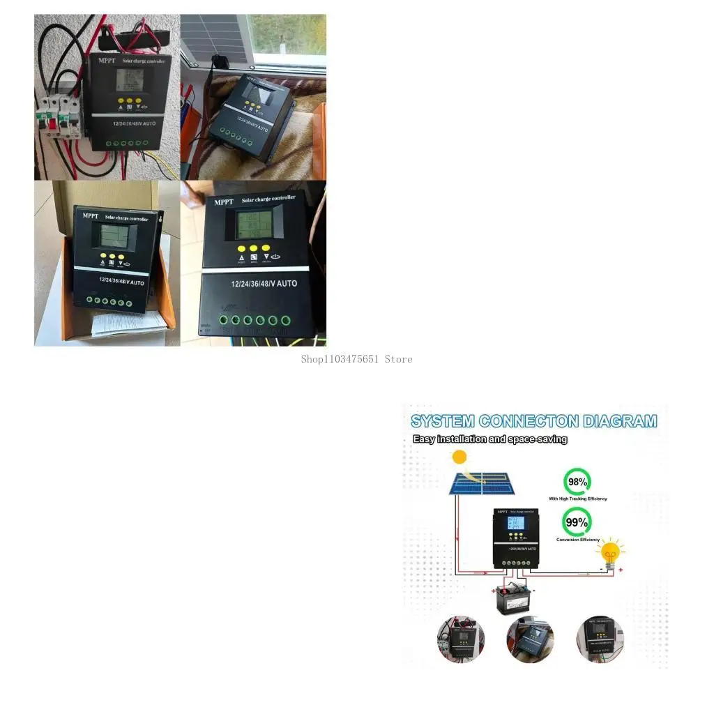  Practical 200A MPPT Solars Controllers Multiple Protections for Energy Projects