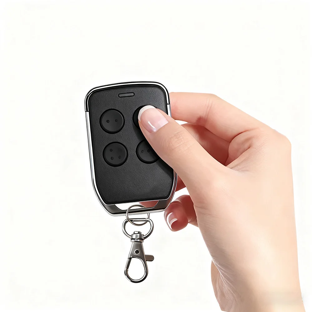

Remote Control Transmitter for Automatic Door Opener Hardware Keychain Integrated Secure Door Controller