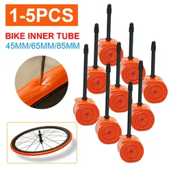 1-5PCS Ultralight Bike Inner Tube 700 18-32C Road MTB Bicycle TPU Tire 700C 45/65/85mm Length French Valve Super Light Tube