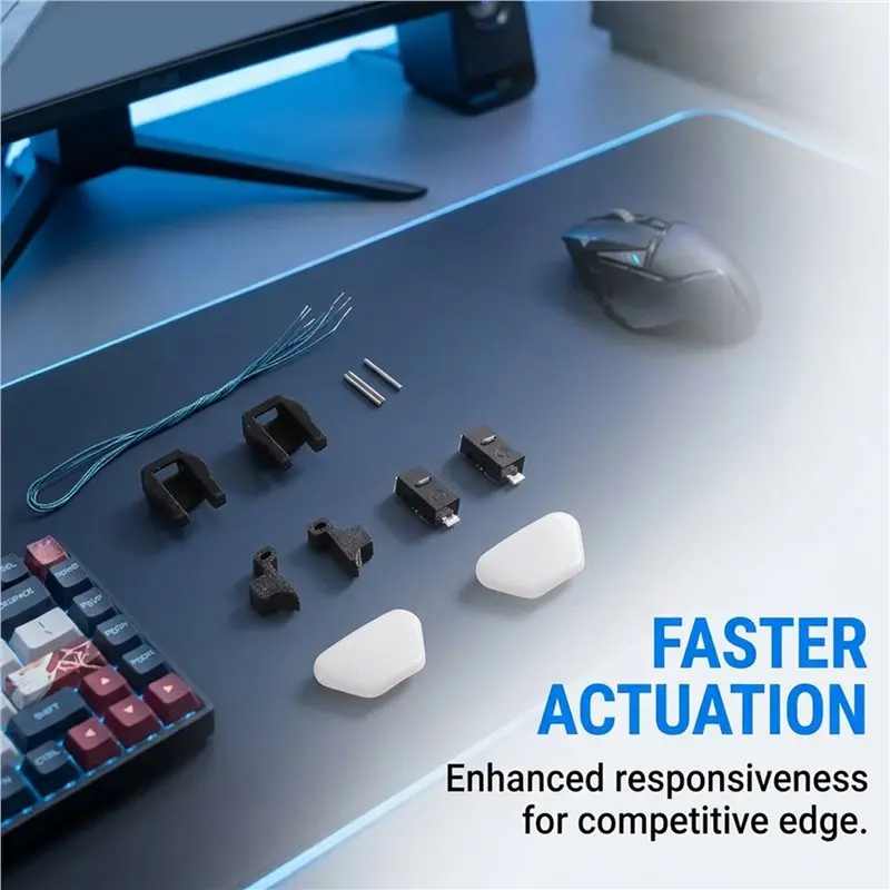 M09K Large Micro-Motion Kit For Ds4 Scuf Blade Back Key Adaptation Large/Small Micro-Switch Spring Plate Micromotion Custom