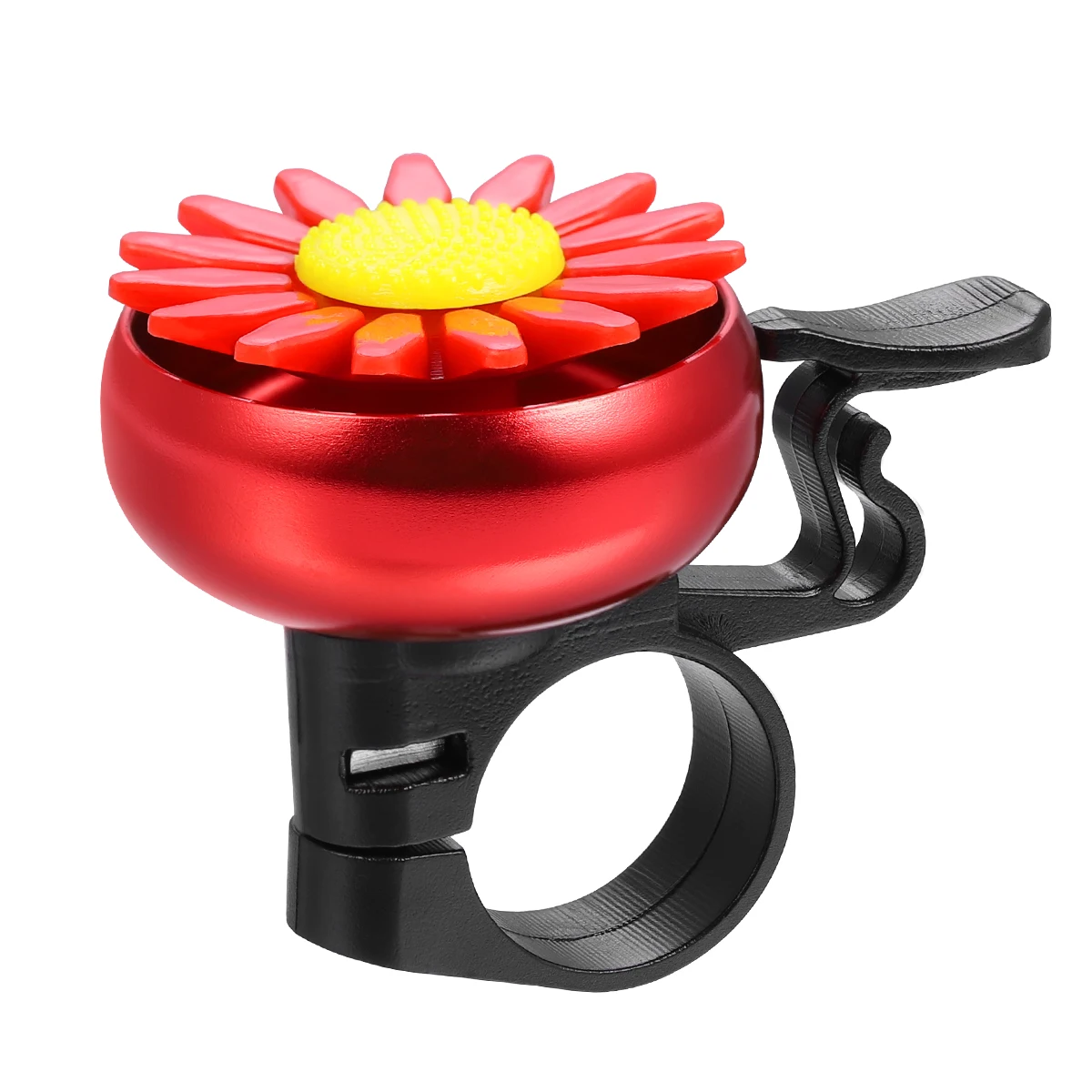 

Cute Sunflower Bike Bell for Kids Bicycles 22mm Handlebar Easy Install Clear Sound Folding Cruiser Accessories Children Ring