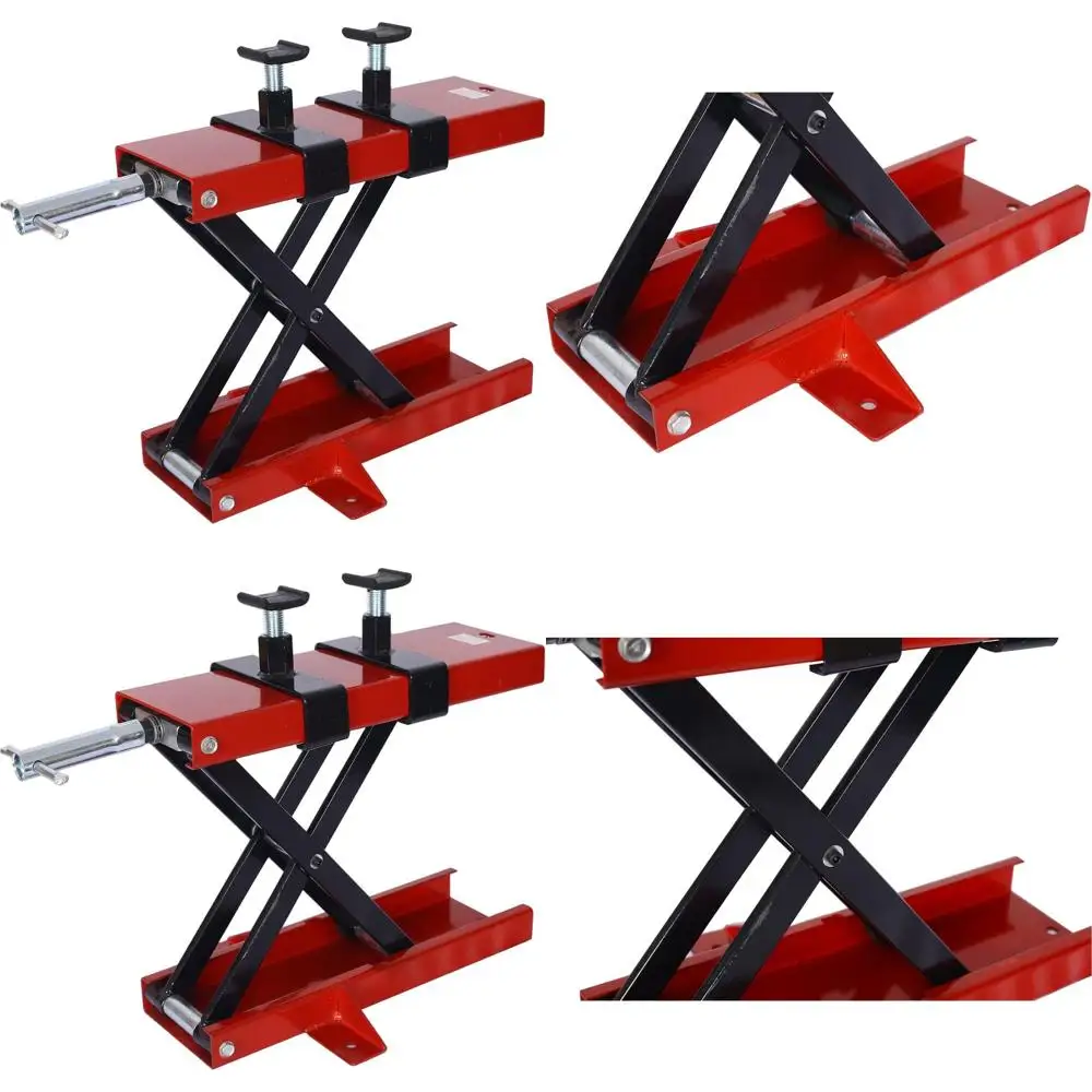 

Подъемник-ножницы для мотоциклов и внедорожных байков грузоподъемностью 1100 фунтов - подставка для ремонта и обслуживания