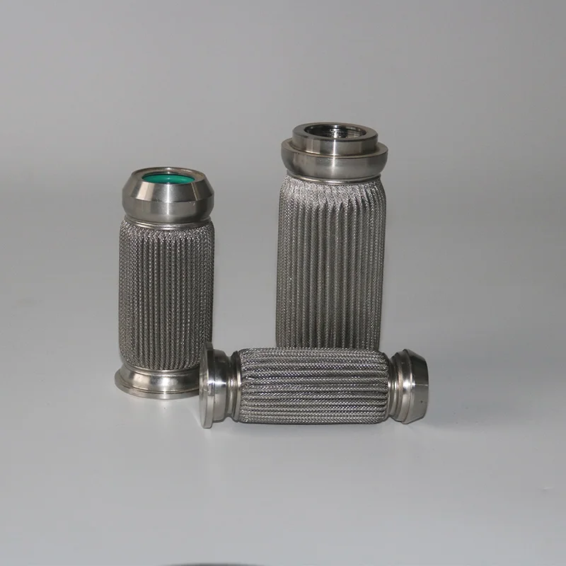 معالجة المياه المخصصة ميكرون عنصر مسحوق معدني خرطوشة فلتر ملبدة