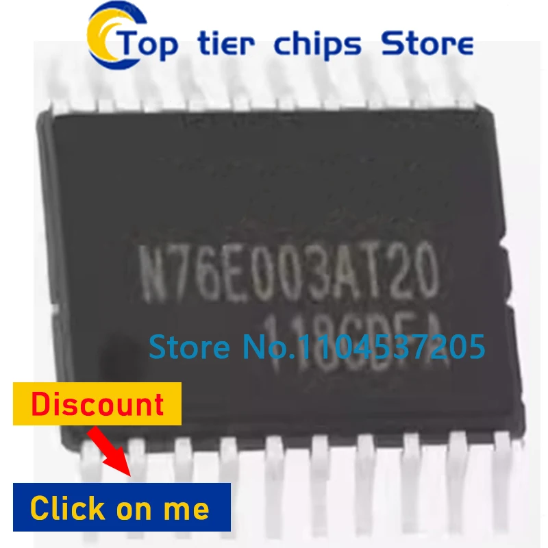 10PCS/lot  N76E003AT20 N76E003 TSSOP-20 100% new