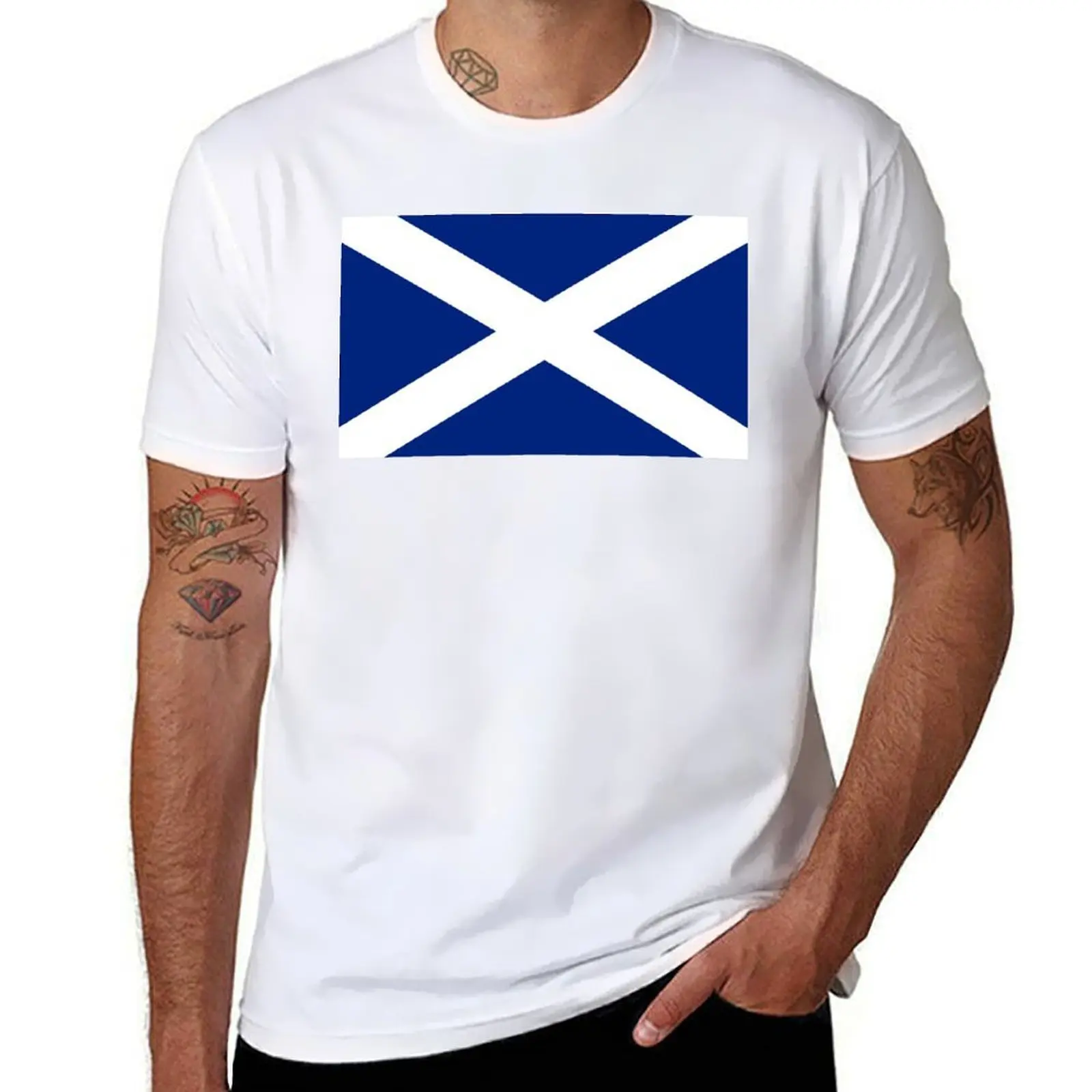 

Scotland Flag T-Shirt essential t shirt t shirts for man graphic funny T-Shirt