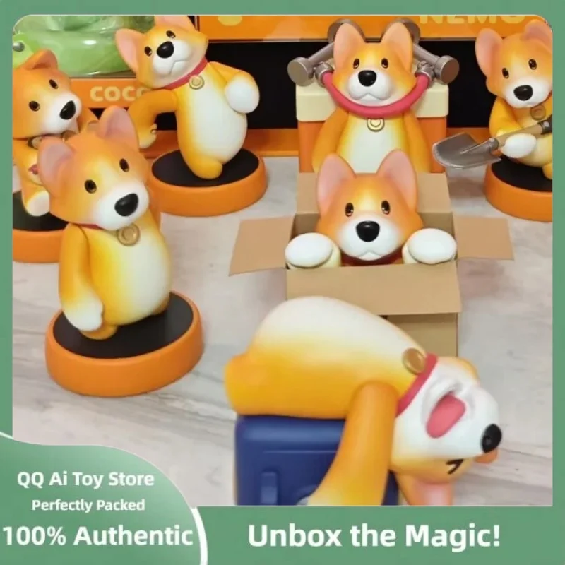 حفلة الحيوانات أنيمي الشكل حفلة الحيوان نيمو مغامرة سلسلة صندوق الغموض Kawaii الكلب نيمو أرقام صندوق أعمى مفاجأة حلية #3