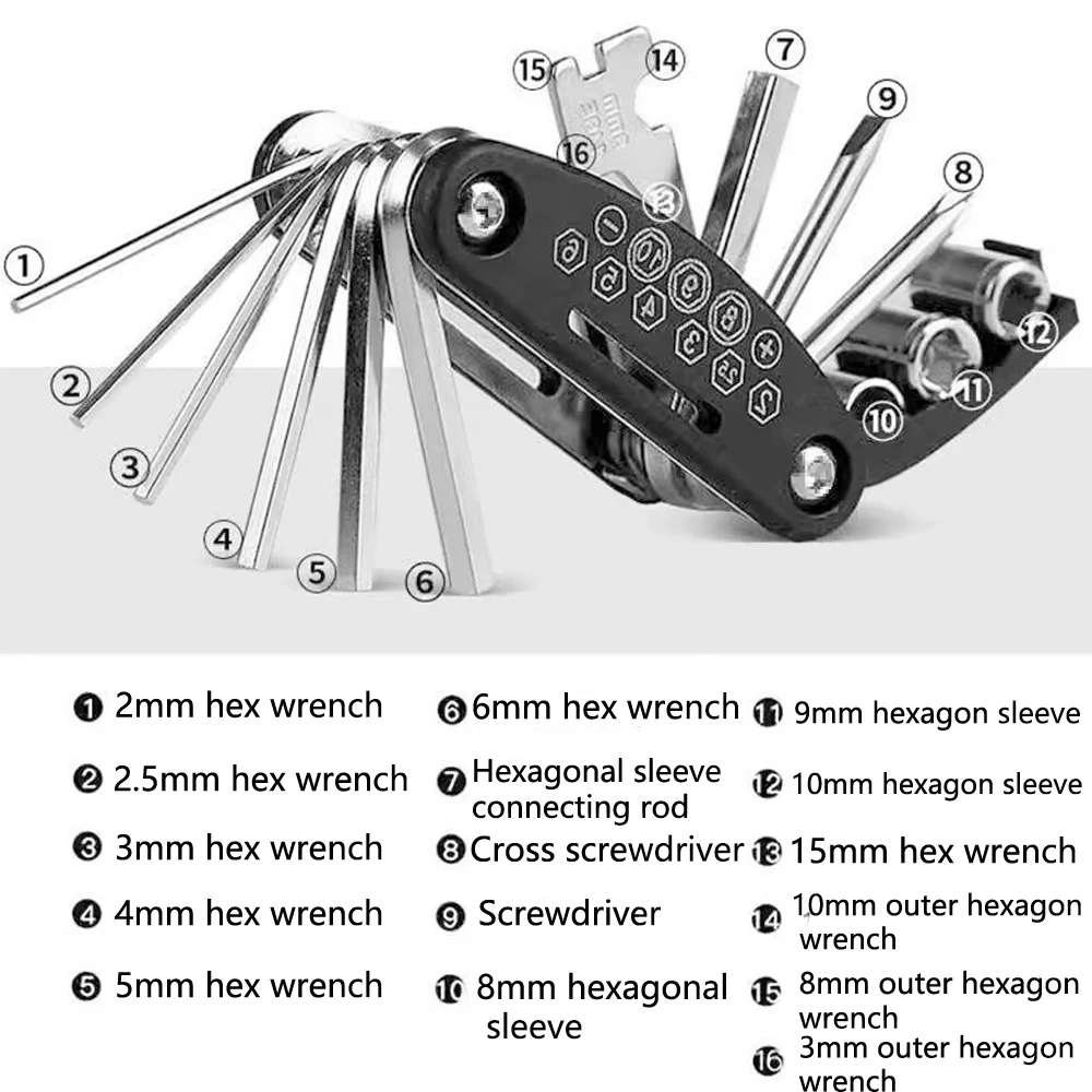 جديد لـ Buell 1125R 1125CR Xb12r Xx12ss XB12scg يوليسيس Xb12x XB12XT XB9 مجموعة مفك براغي ملحقات أدوات متعددة الوظائف #2