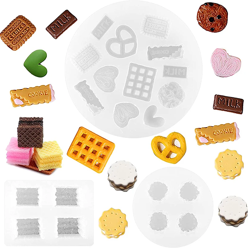 New Fondant Mold Diy Waffle Biscuits Mold For Cake Chocolate Candy For Birthday Baptism Christmas Gift