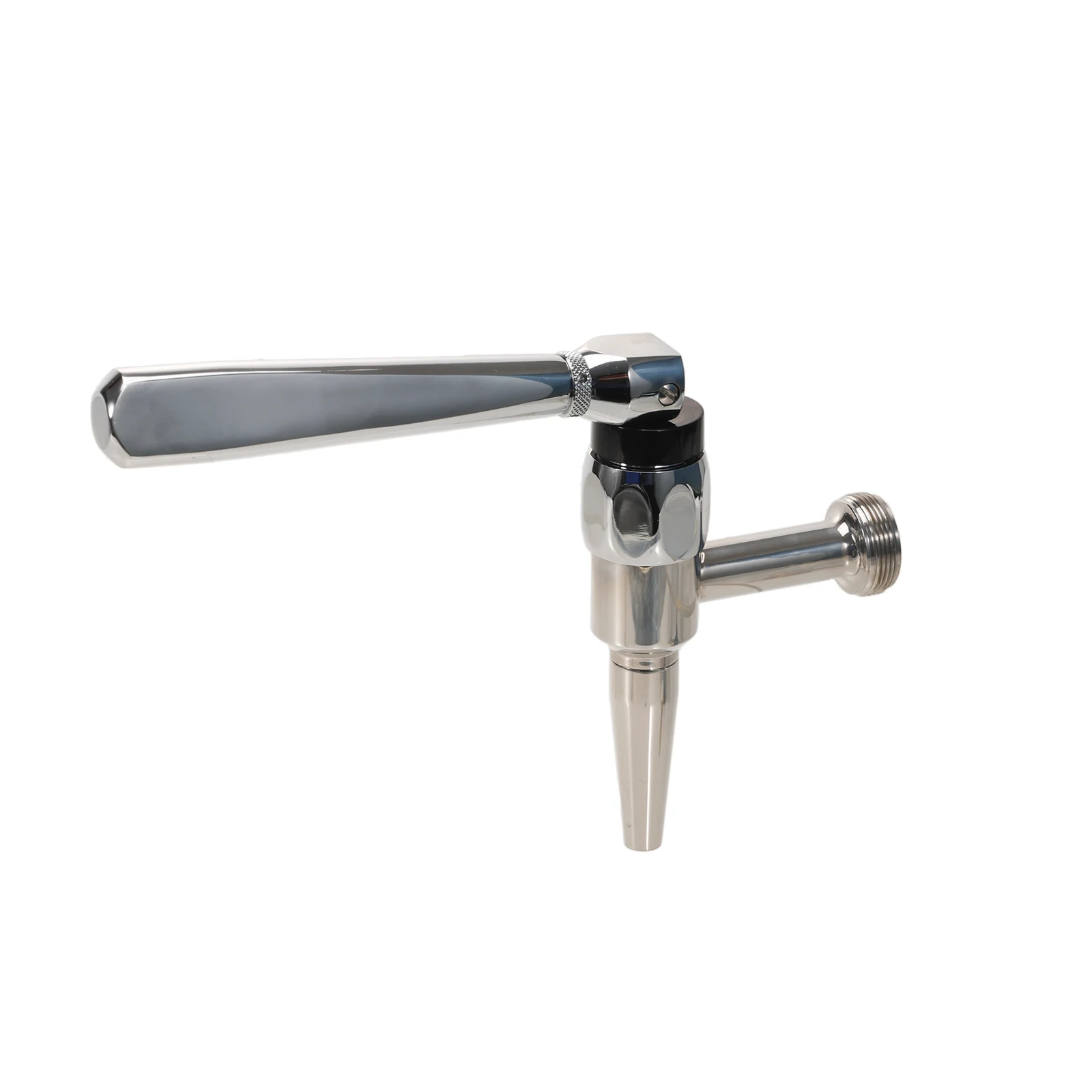 Cold Brew Nitro Infusion Faucet Stout Beer Pull-Down Faucet Chrome Plate Long Stout Beer Tap Handle Stout Nitro Ale Beer Faucet