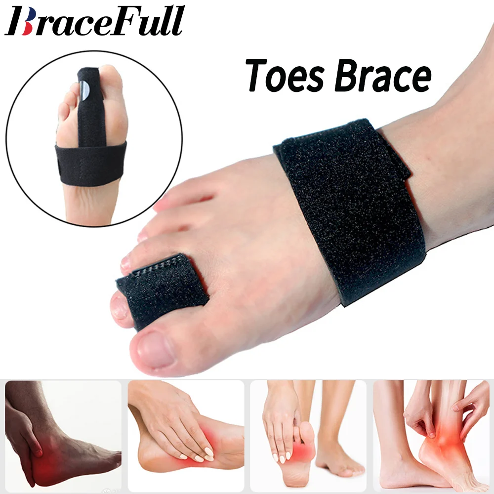 1Pcs Toes Splints for Straightening Brace Broken Straighteners Hammer Crooked Bent Splint Straightener Claw Wrap Support Align