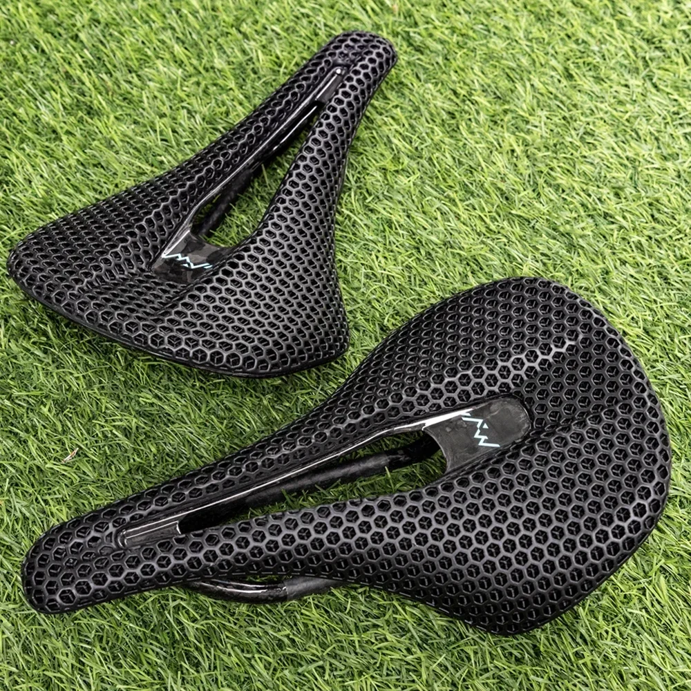 

2025 RYET 3D Printed Bike Carbon MTB Saddle 140mm SuperLight 165g Road Racing Saddles Bicycle Seat Cushion Cycling Seating Parts