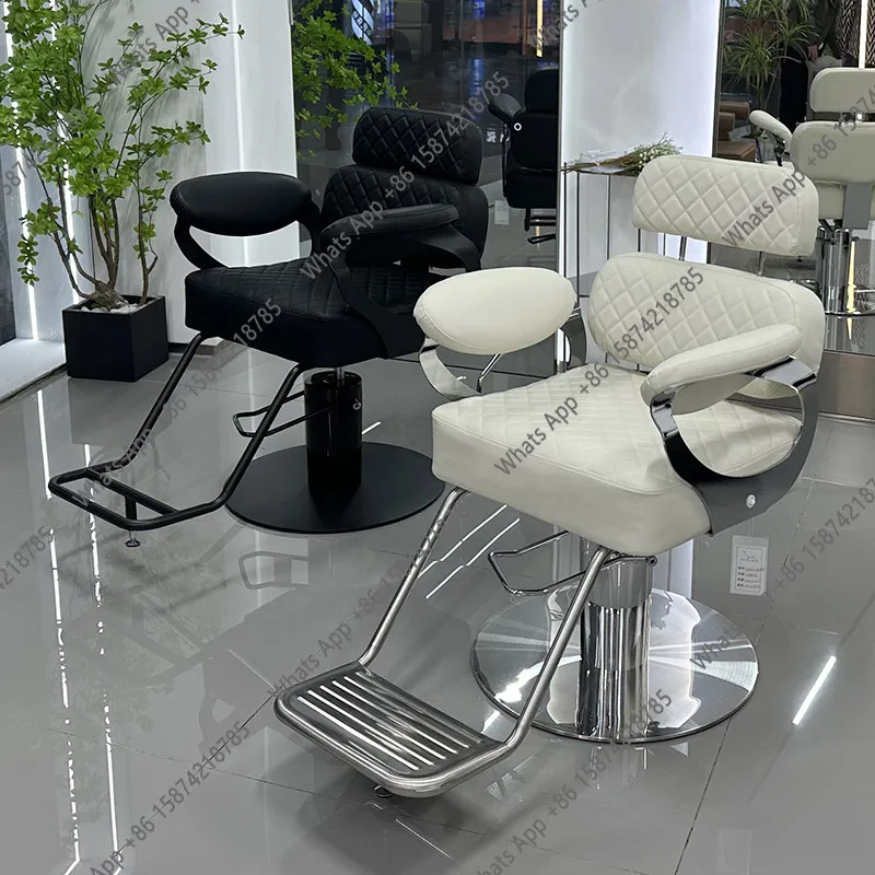 The hairdressing chair simple high-end, and the special comfortable haircut chair for the hair salon is lifted and rotated