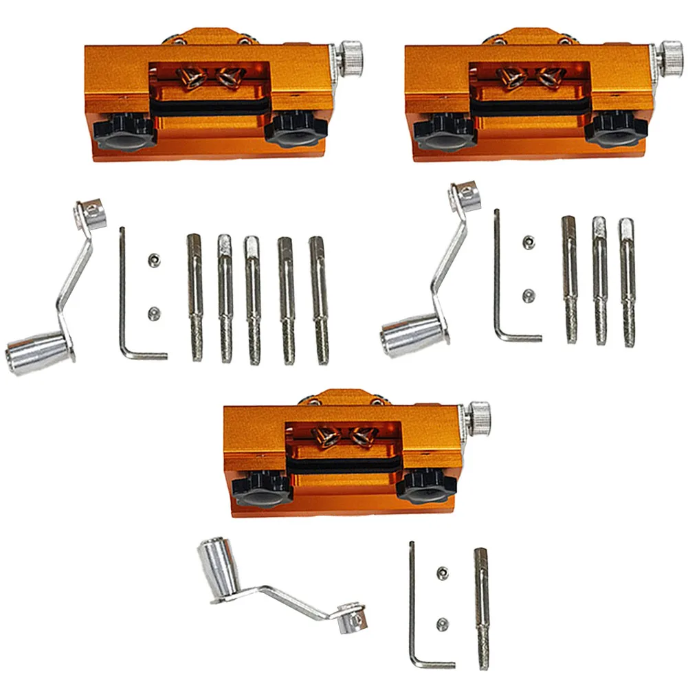 

Efficient Chainsaw Sharpener Kit Portable Hand Crank Tool 1/3/5Pcs Grinding Head Repairmen Gardeners DIY Enthusiasts