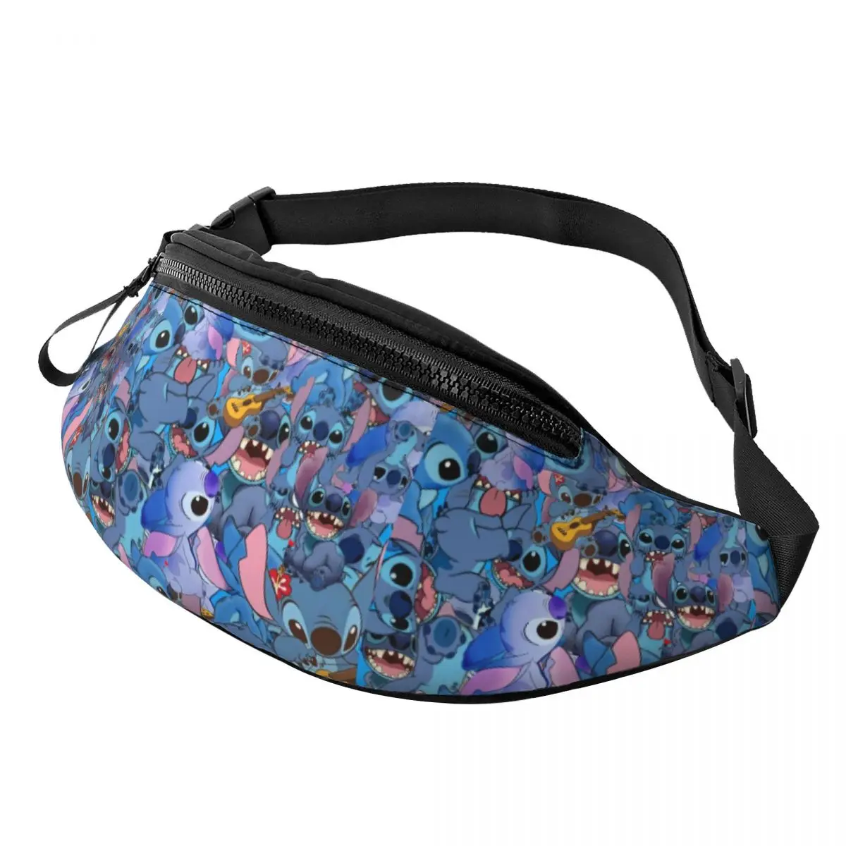 

Поясная сумка Custom Stitch Guitar Fanny Pack для мужчин и женщин, сумка через плечо для путешествий, походов, телефона и денег