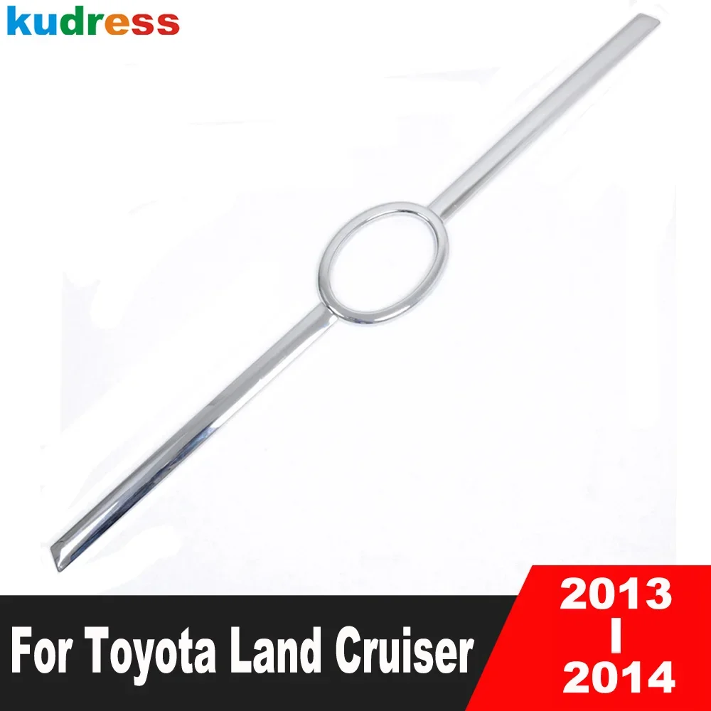 For Toyota Land Cruiser 200 LC200 FJ200 2013 2014 Chrome Rear Trunk Lid Cover Trim Tail Gate Trunk Molding Strip Car Accessories