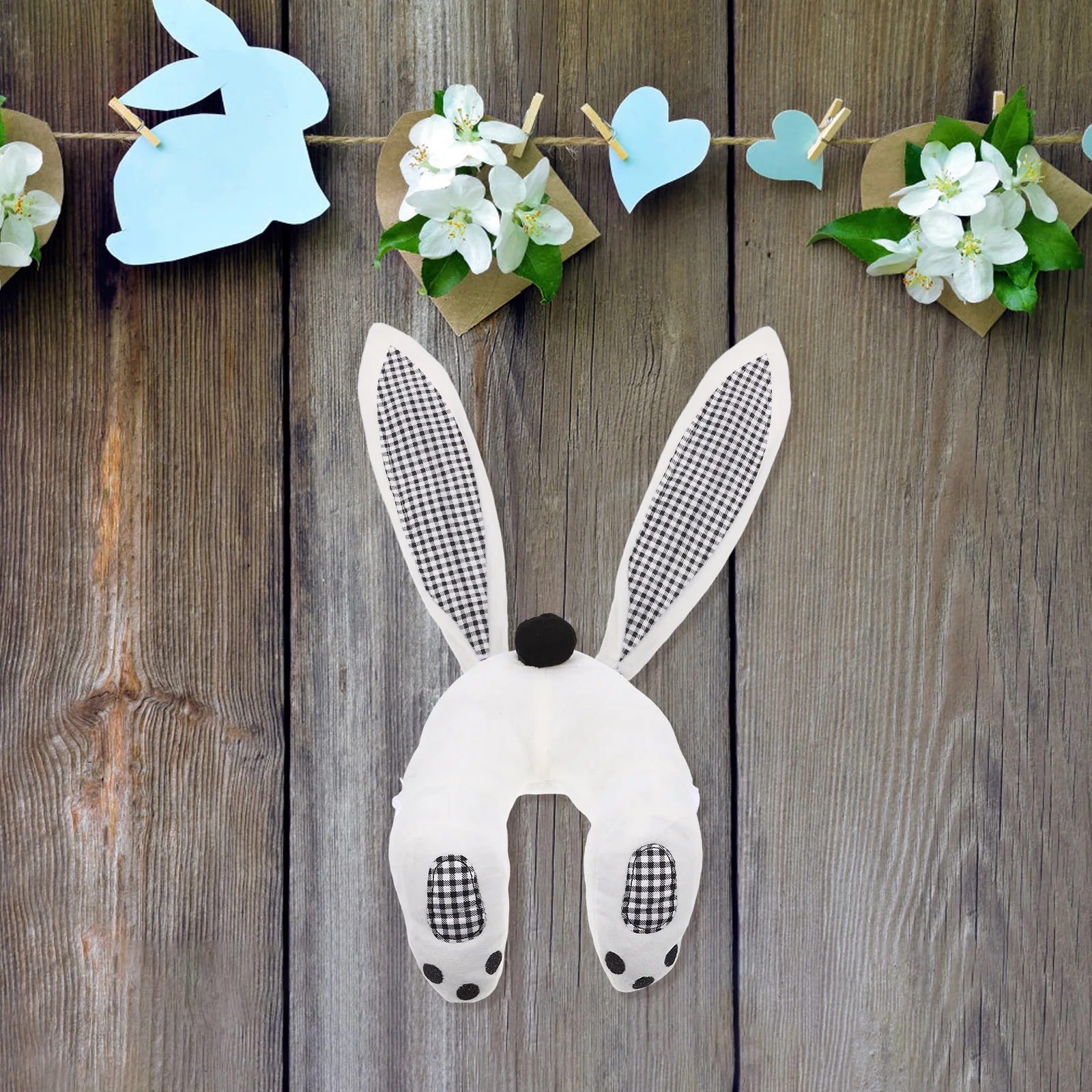 

1 set 1 Set Easter Bunny Butt Ears Diy Wreath Craft Kit Holiday Decor Spring Festival Home Decoration Party Supplies