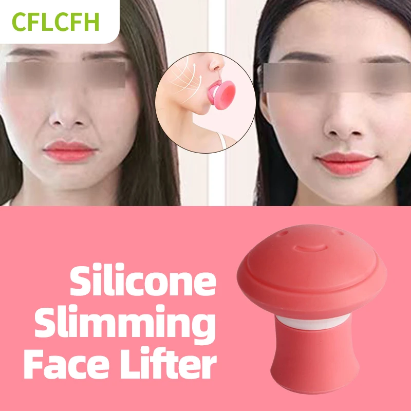 

Face Slimming Silica Gel Facial Lifting Double Chin V-Shape Anti-Wrinkle Removal Face Lift Tool Mouth Jaw Exerciser Blow Breath