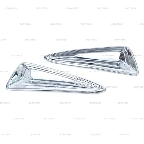 For Toyota CHR C-HR 2016 2017 2018 Car Front Fog Light Chrome Front Bumper Side Grille Cover Trim Styling ABS Exterior Protector 10 best sales toyota chr styling - №8