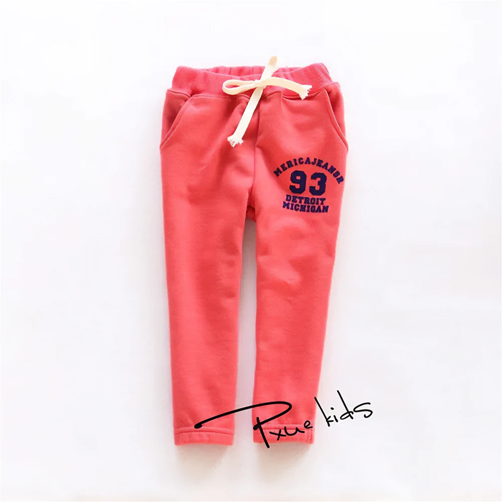 Baby Solid Color Jeans 0-3 Years Baby Spring Dress Girls Korean Elastic waist Casual Pants Boys Pants Sports Trousers