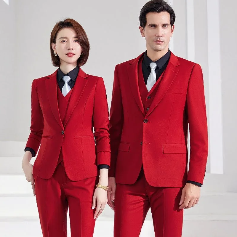 41 British style suits for men, groom wedding dresses, handsome men's trendy Korean suits