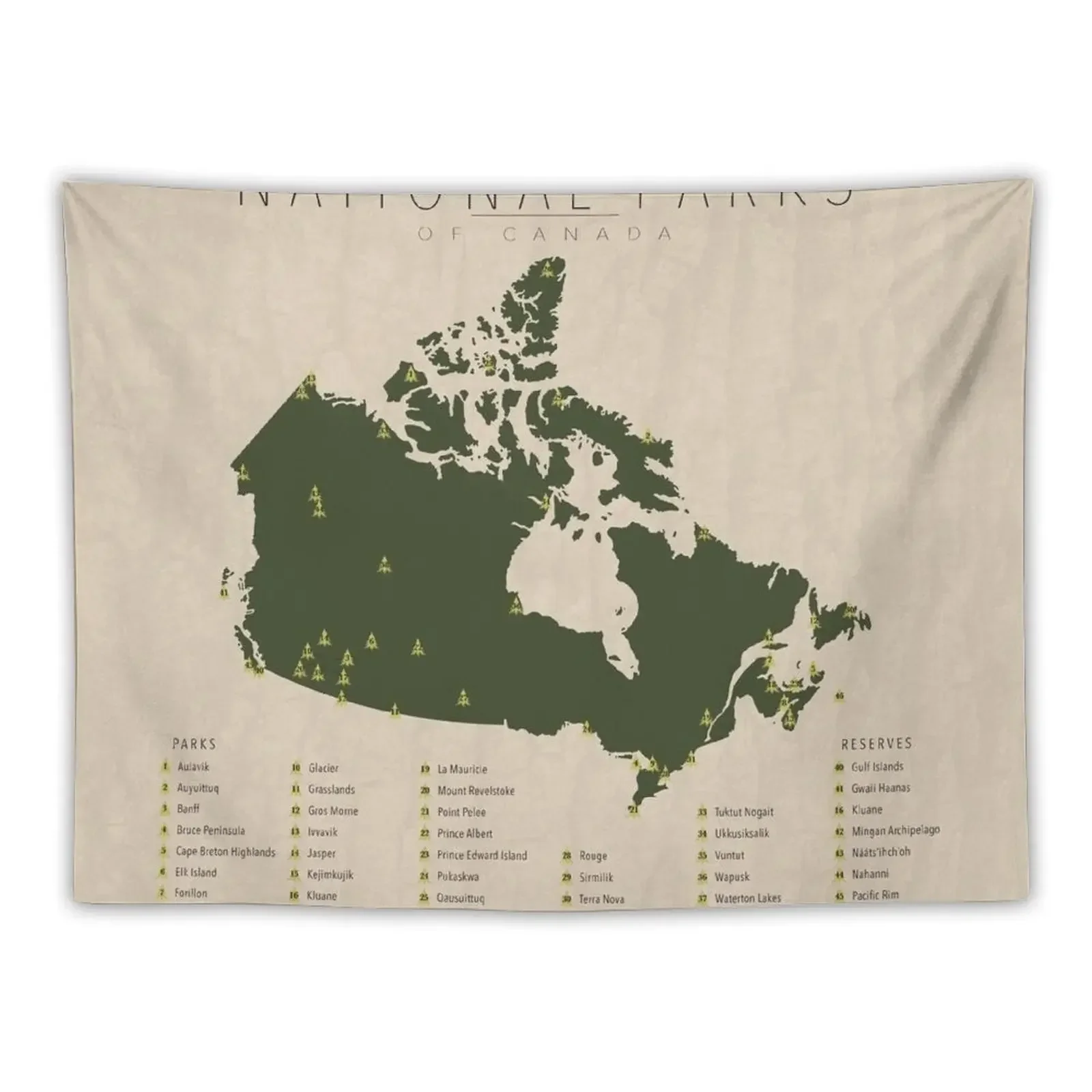 National Parks of Canada Tapestry Home Supplies Decoration Home Things To Decorate The Room Tapestry