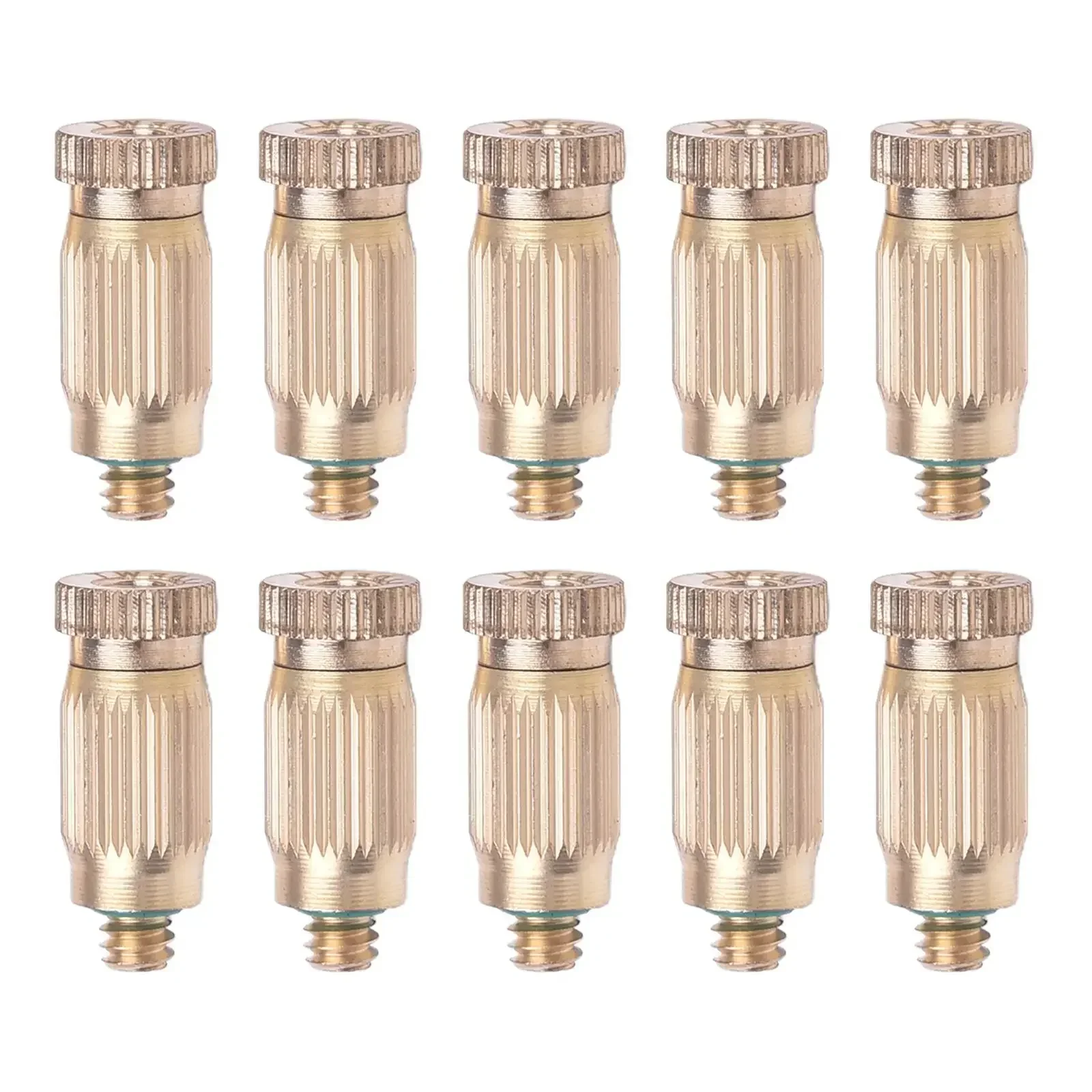 

10 шт. латунная насадка для запотевания, распылительная головка для патио, наружное запотевание, охлаждение, садовые инструменты, запасные части для садового электроинструмента