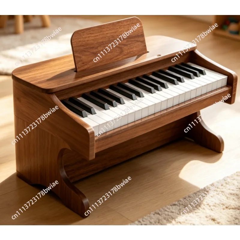 Children's 37-Key Wooden Electronic Organ | Baby Music Enlightenment Piano | Professional Birthday Gift