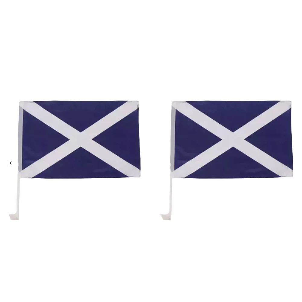 الاسكتلندية باليد العلم البوليستر نافذة السيارة اسكتلندا راية 30x45 سنتيمتر الاسكتلندية راية ديكور لمهرجان الرياضة الحدث #6