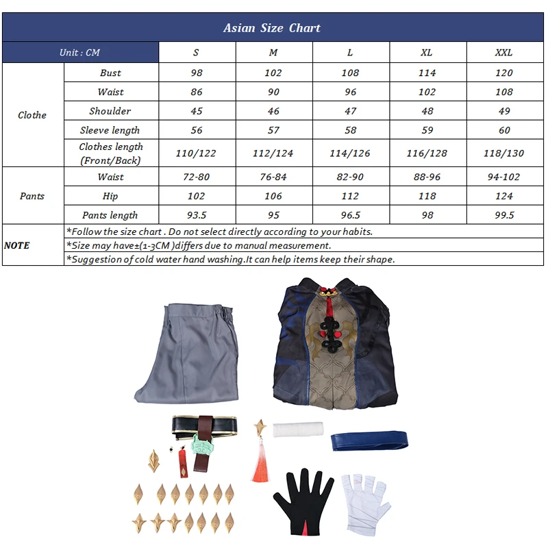 ROLECOS-Disfraz de Honkai Star Rail Blade para hombre, traje completo de cazador Stellaron, estilo antiguo