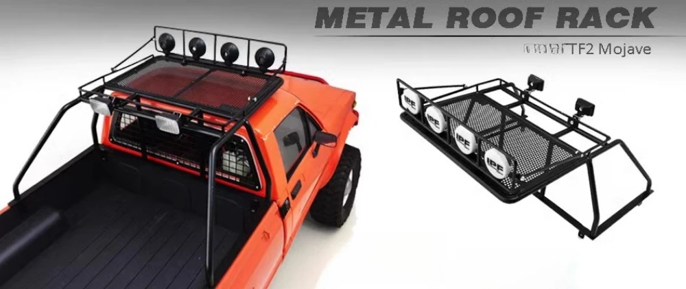 

1/10 Crawler pick up Metal Roof Rack for RC4WD TF2 Trail Finder 2 Mojave Body Off Road truck 1/10 RC Car Upgrade part